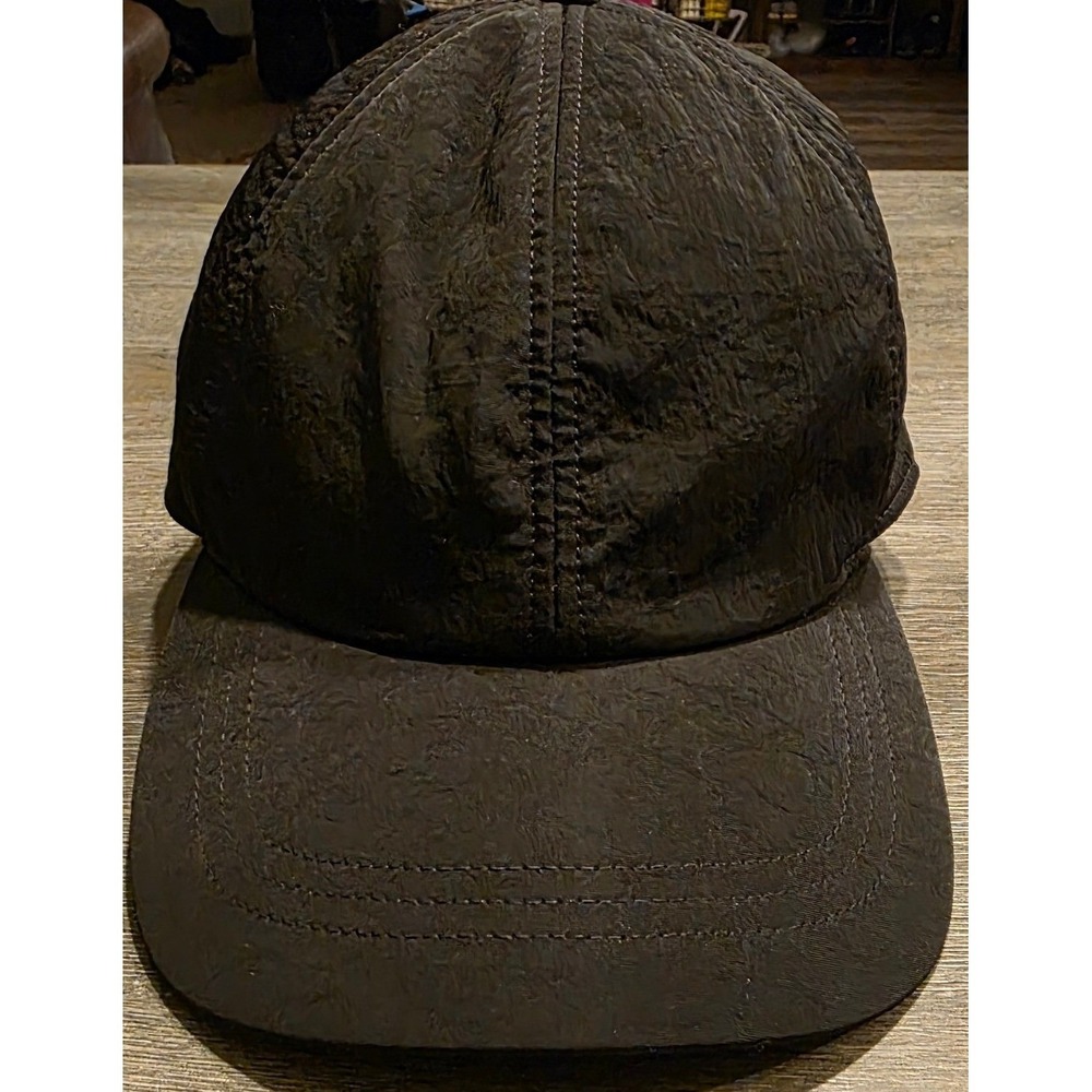 Lululemon Athleta Black Nylon Ball Cap OS Adjustable Strap Relaxed‎ Fit